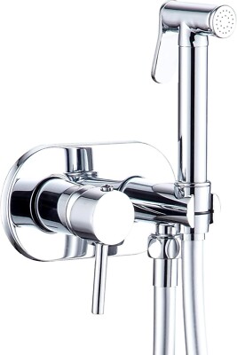 Chrom Unterputz Bidet Duschbrause Muslim Bidet 1,2m glatt PVC Brauseschlauch