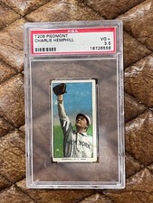 1909-1911 T206 Charlie Hemphill PSA 3.5