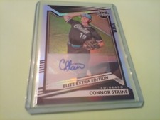 2022 Elite Extra Edition Baseball AUTOGRAPH Auto CONNOR STAINE Rockies