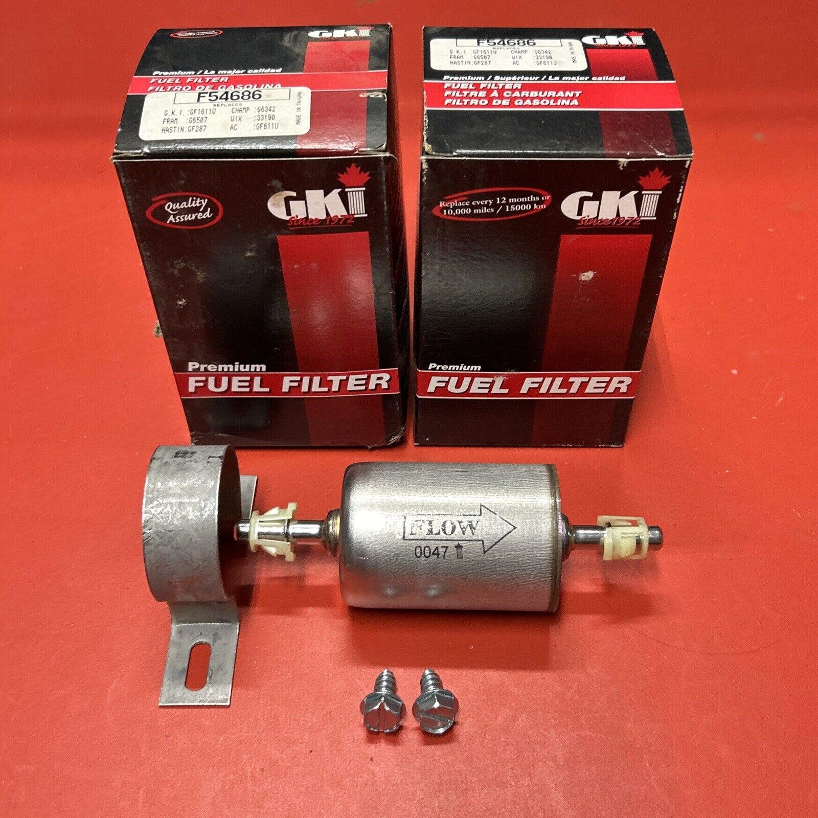 GKI F54686 Fuel Filter (Wix 33190) [Lot of 2]