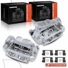 2x Front Left LH & Right RH Brake Caliper with Bracket for Honda Pilot 2009-2015