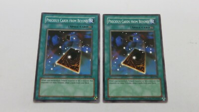 2x PRECIOUS CARDS FROM BEYOND SPELL UNLIMITED EDITION DCR-038 COMMON YUGIOH  NM