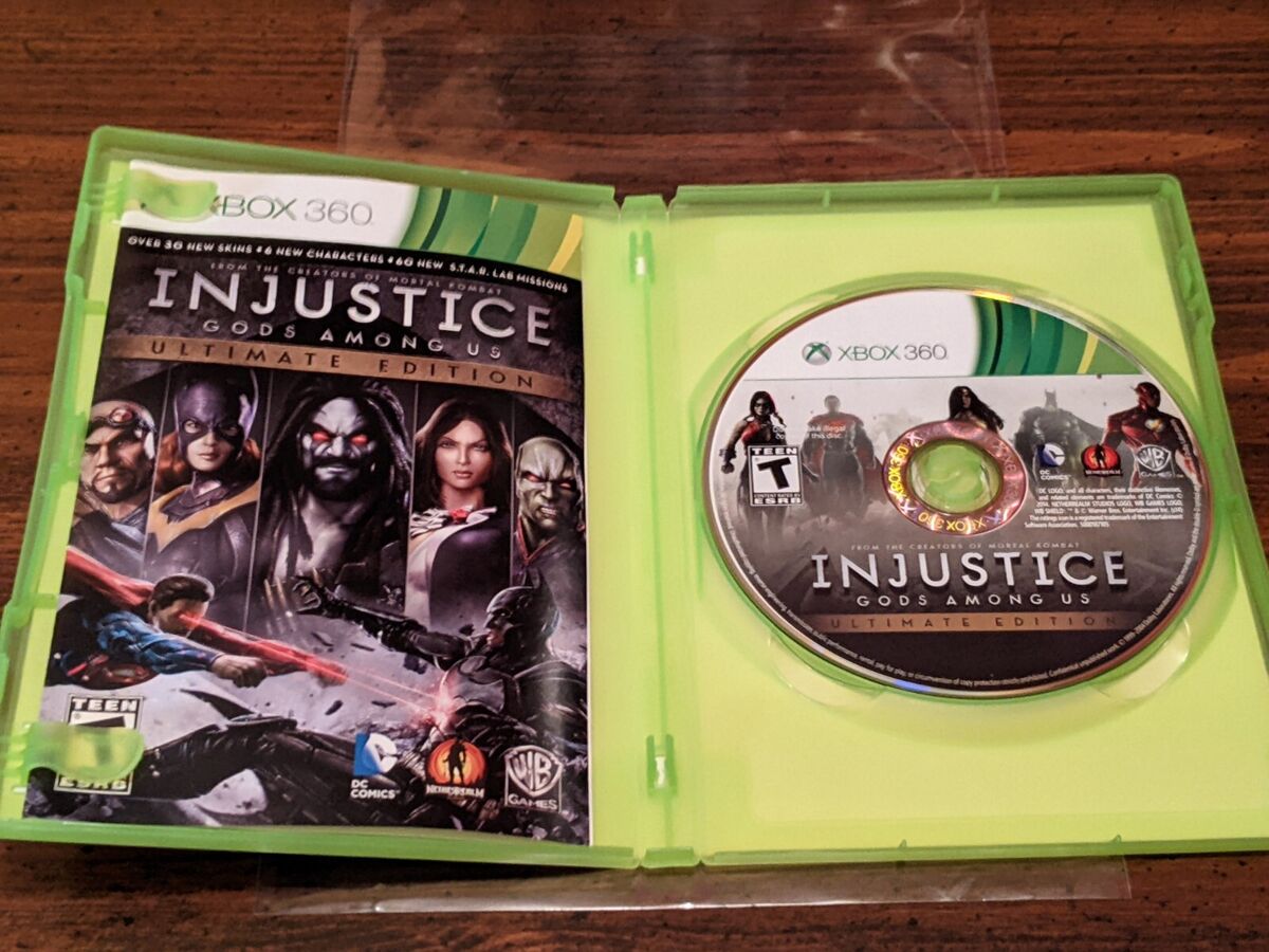 Injustice Gods Among Us Ultimate Edition Xbox 360 X360 Mídia