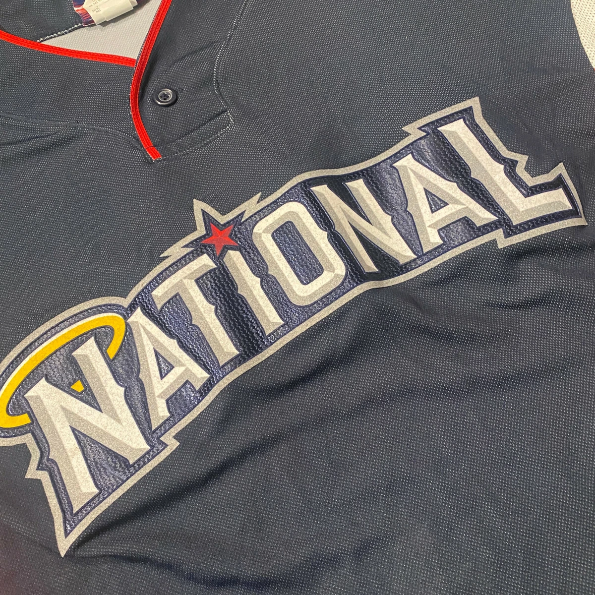 MAJESTIC 2010 NATIONAL LEAGUE NL MLB ALL STAR GAME JERSEY Mens MEDIUM