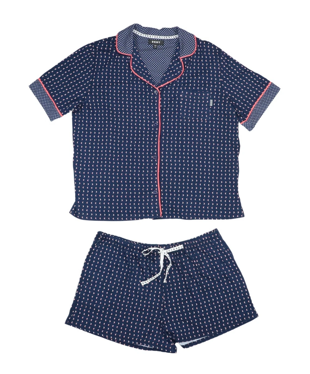 Dkny notch collar pj set new arrivals