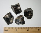 4 NATURAL ROUGH 0.8" DRAVITE BROWN TOURMALINE CRYSTALS INDIA ~ 42.2grams *1 (GG) — photo 4