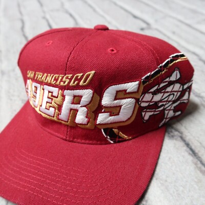 Vintage 90s San Francisco 49ers Wool Snapback Hat by Sports