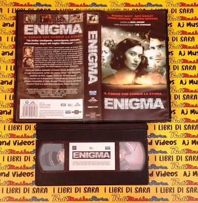 VHS Film ENIGMA 2002 Kate Winslet Dougray Scott CDE 49860717CVV (F14) no dvd