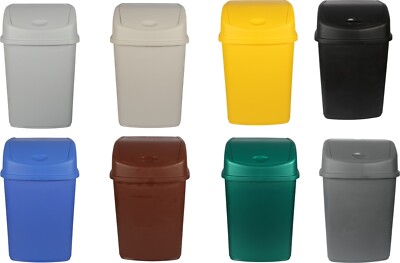 Jolie Max 55L extra großer Wertstofftonne mit Schwingdeckel. Papierkorb Mülleimer.