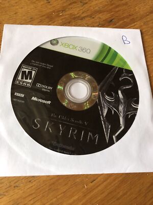 The Elder Scrolls V: Skyrim (Microsoft Xbox 360, 2011) Disc Only Very Good Condi