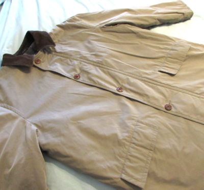 Vintage 90s Banana Republic Mens Coat Jacket Wool Leather Zip | eBay