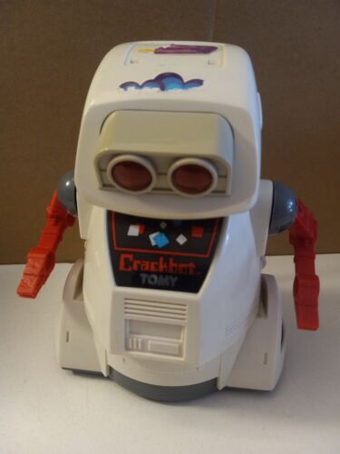 Robot de marche sauvage vintage 1985 Tomy Crackbot pour pièces/réparation - Photo 1/8