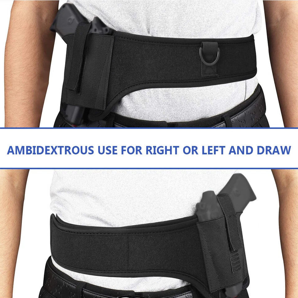Underarm Gun Holster Concealed Carry Shoulder Tactical Pistol Waist Right Left - Image 3 of 4