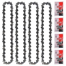4 Pack 6" Chain Saw For 6 inch Mini Electric Chainsaw Hand Held Wood Cutter Set