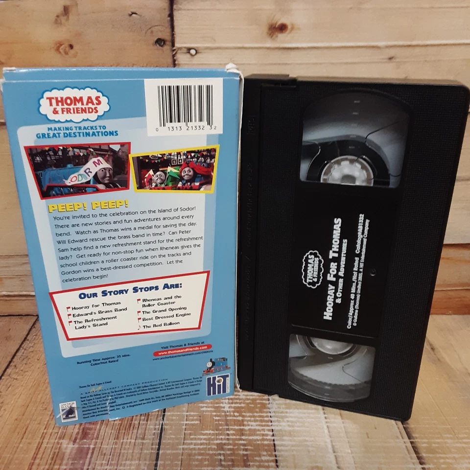 Thomas & Friends Hooray For Thomas VHS Used Kids Trains Adventures - Image 2 of 4