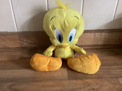 Süße Stiefel Vintage Looney Tunes Tweety Pie gelber Vogel Beanie Plüschtier Stofftier 8 Zoll
