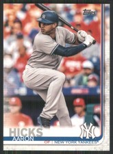 2019 Topps #260 Aaron Hicks New York Yankees 2414
