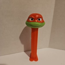 Vintage Pez Dispenser Teenage Mutant Ninja Turtles TMNT Michelangelo Angry