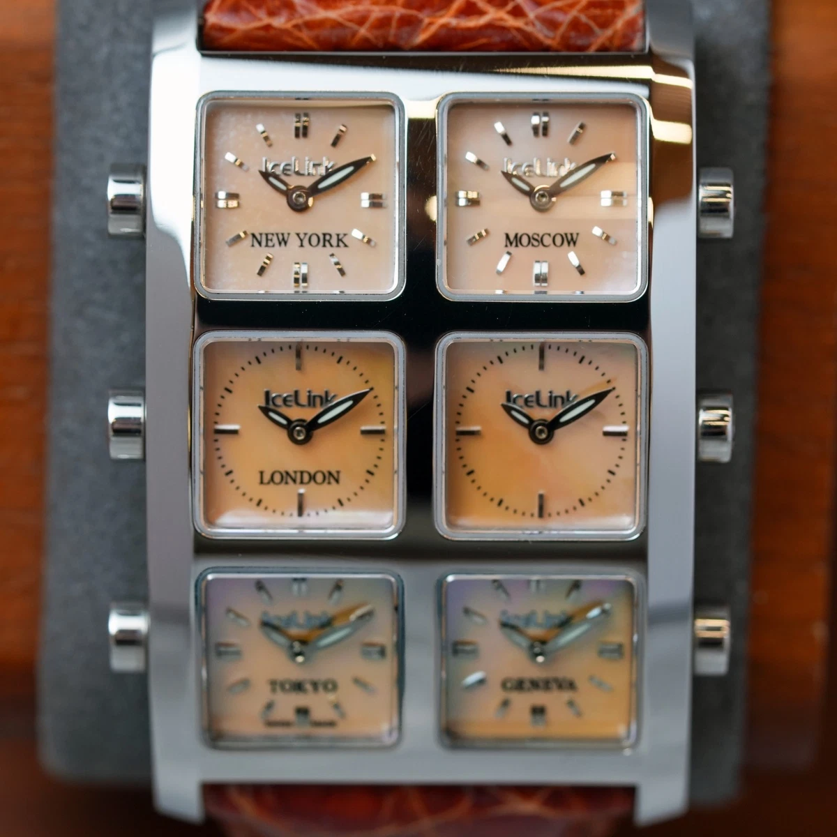 ICELINK Stainless Steel Band Wristwatches for sale | eBay