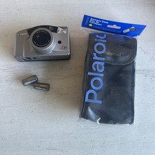 Canon Sure Shot Z85 35mm Film Camera 38-85mm Zoom Lens Silver Case  Batteries