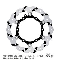 Bremsscheibe Galfer DF606FRS Wave® Racing Oversize Grooved Schwimmend Vorne
