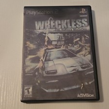 Activision Wreckless: The Yakuza Missions Sony PlayStation 2 PS2 Manual T