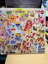 karol g manana sera bonito vinyl Lp Translucent Blue Poster Limited SEALED