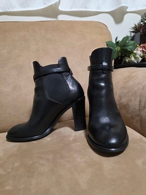 Louis Vuitton Short Boots Shoes EU 36.5 US 6.5 Leather Black US TAX Included