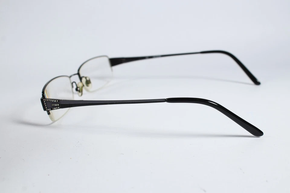 Guess Eyeglasses GU1489ST Womens Black Semi-Rimless Metal Glasses Frames 51 mm - Image 3 of 4