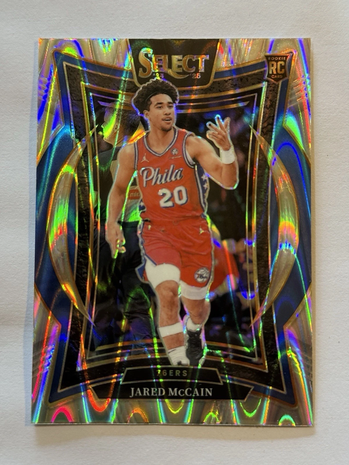 2024-25 Panini Select - Concourse Jared McCain #82 Tectonic Prizm (RC)