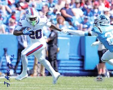 Frank Gore Jr Signed Buffalo Bills Football 8x10 Photo PSA Autographed