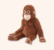 IKEA DJUNGELSKOG Plush Orangutan Monkey - Punch The monkey Plush Toy 
