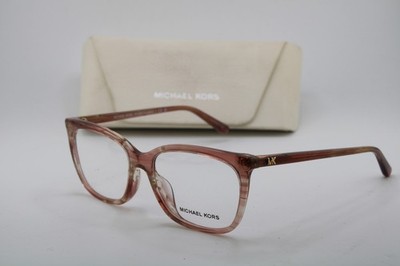 NEW MICHAEL KORS MK 4080U AUCKLAND 3277 CLEAR PINK AUTHENTIC EYEGLASSES 52-16