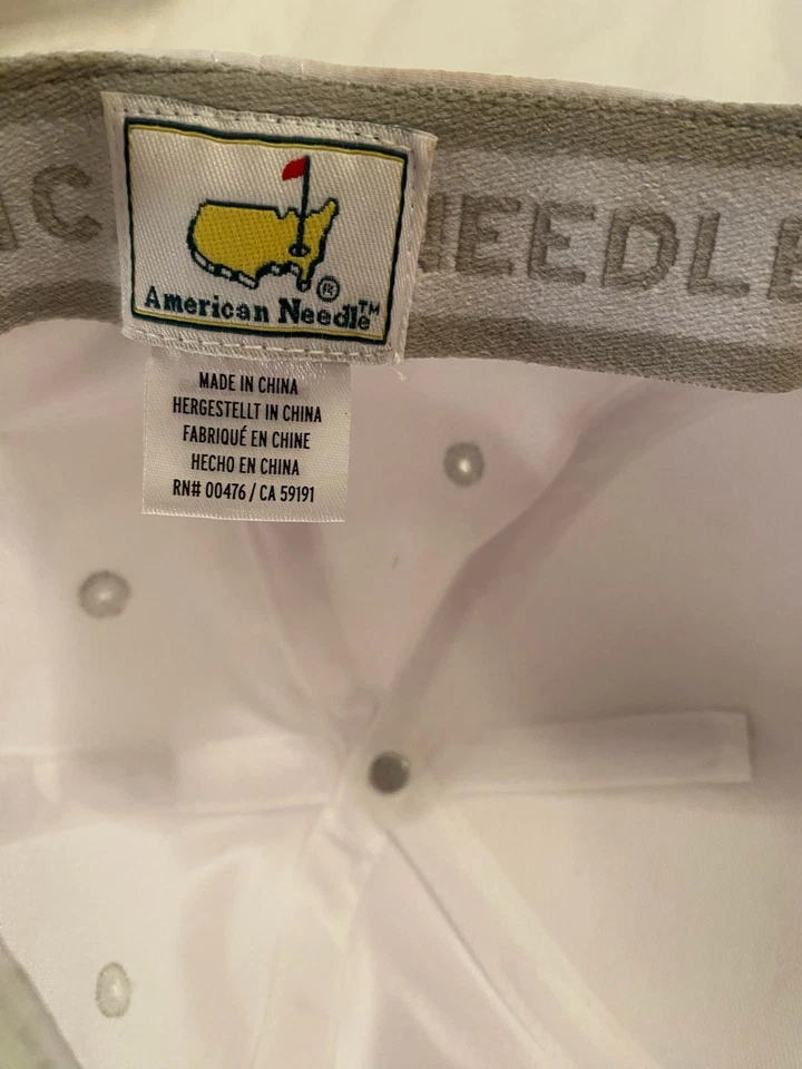 奥古斯塔国家高尔夫俱乐部会员仅限白色美国针帽  — 第 3/4 张图片