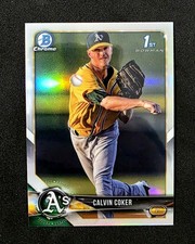 2018 Bowman Draft #BDC-92 Calvin Coker 1st Chrome Refractors