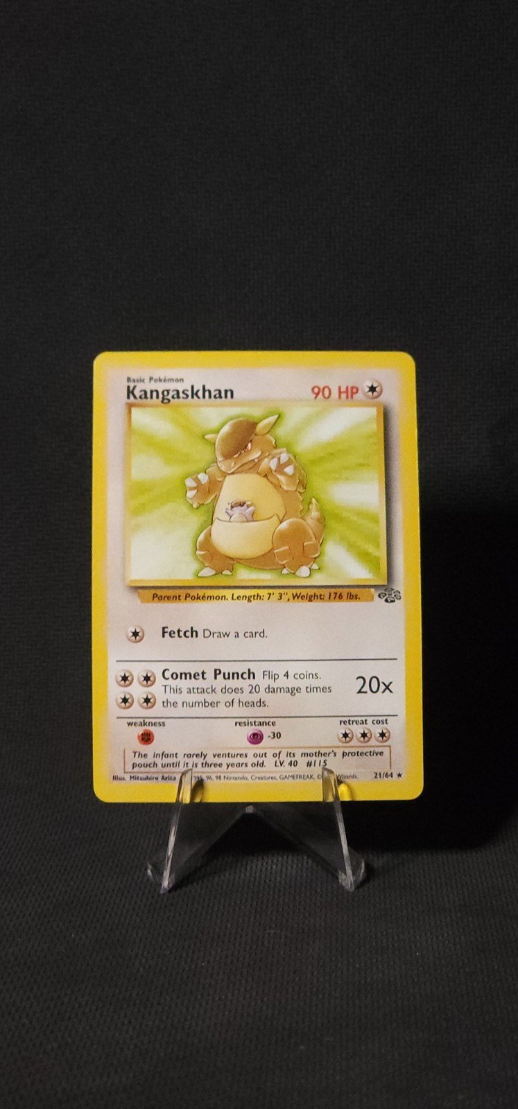 Pokémon Kangaskhan 21/64 Jungle  Rare Regular NM