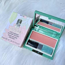 Clinique Soft-Pressed Powder Blush 04 Pink Blush Full Size 7.6g/0.26oz New Boxed