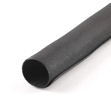 MGI SpeedWare Woven Mesh Split-Sleeve Wire Loom Hi-Temp Automotive 25ft 1/2"