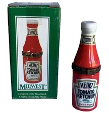 Heinz Ketchup Bottle  PHB Porcelain Hinged Box by Midwest of Cannon Falls
