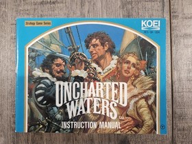Uncharted Waters Nintendo NES CIB - BOX GAME MANUAL MAP  *Please Read*