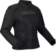Giacca in tessuto da moto impermeabile Bering Zao 3 in 1 da donna