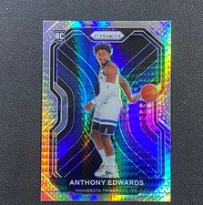 2020-21 Panini Prizm Anthony Edwards RC Rookie #258 Hyper