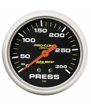 AutoMeter 5423 Pro-Comp Liquid-Filled Mechanical Pressure Gauge 0-300 Psi