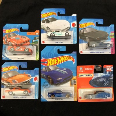 Hot Wheels & Matchbox Mazda Konvolut X6 - RX-7 - RX-8 - Cosmo Sport
