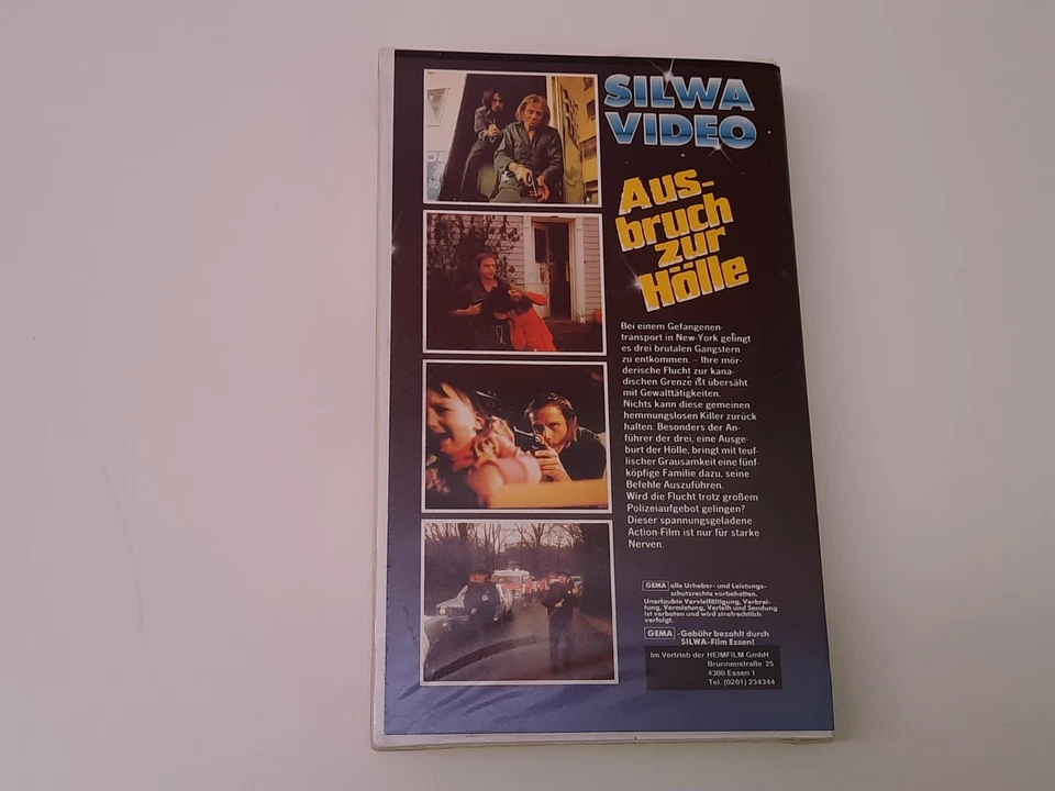 Ausbruch zur Hölle 1977 Uncut VHS German PAL Video Großbox Fight for Your Life - Bild 2 von 4