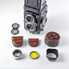 ROLLEIFLEX TLR camera model 3.5B near mint condition /Schneider Xenar 3.5 lens