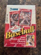 1990 DONRUSS BASEBALL FACTORTY WRAPPED & SEALED MINT WAX BOX