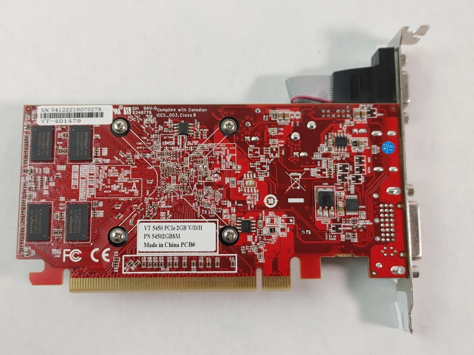 VisionTek AMD Radeon HD 5450 2 GB DDR3 PCI Express x16 Video Card - Image 2 of 4