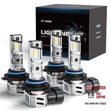 9005/HB3 9006/HB4 Bulbs Combo Fog Lights - 120W 32000LM Super Bright 9005 9006