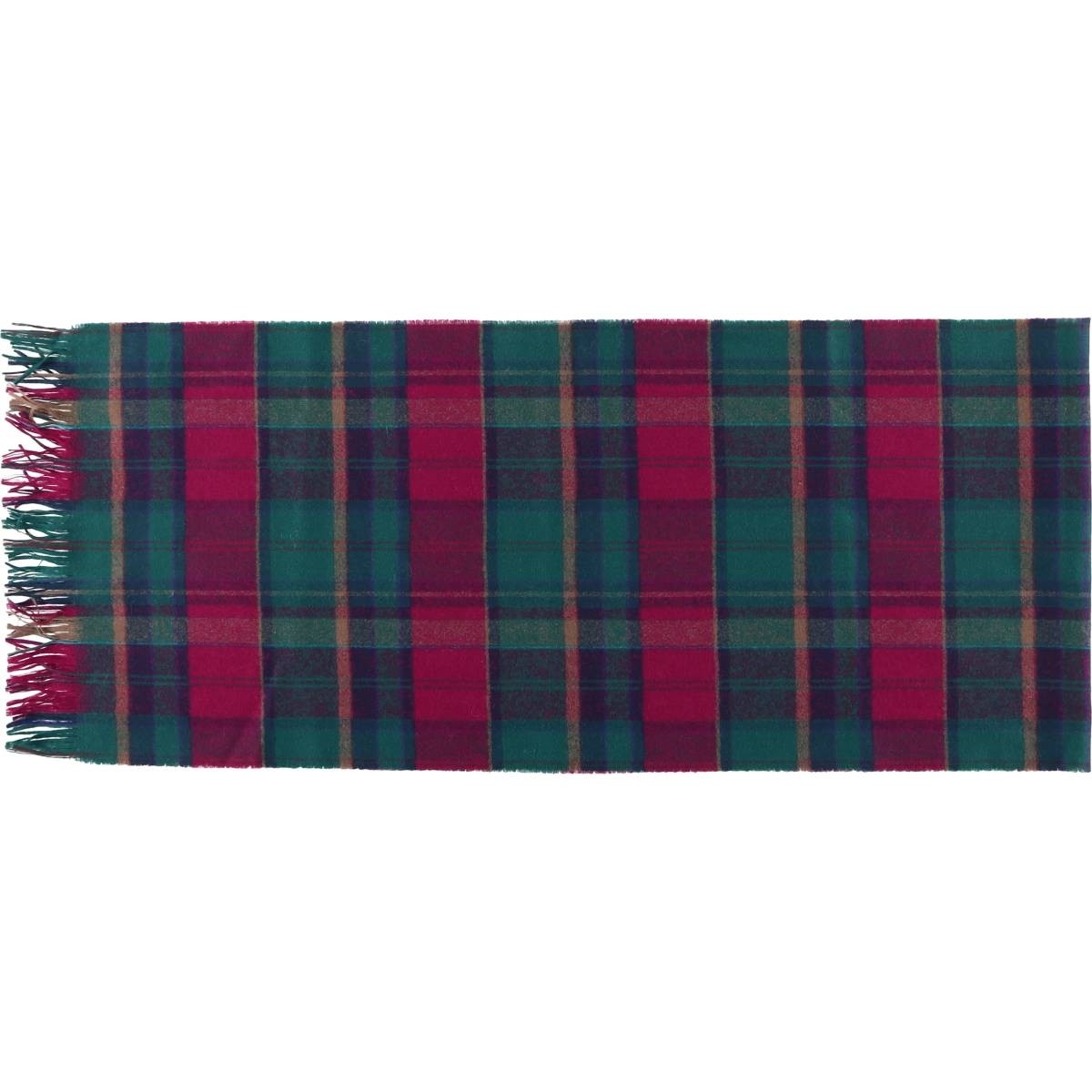 Vintage 1980'S Pendleton Check Pattern Wool Scarf… - image 4